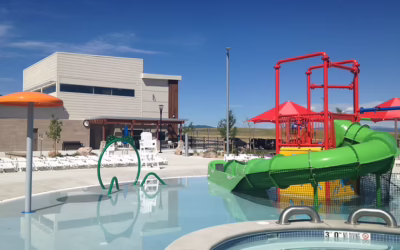 MW GOLDEN CONSTRUCTORS celebrates completed Meadows Neighborhood Community Pool in Castle Rock